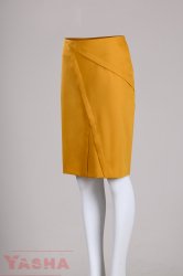 Елегантна дюсова пола асиметрична в няколко цвята